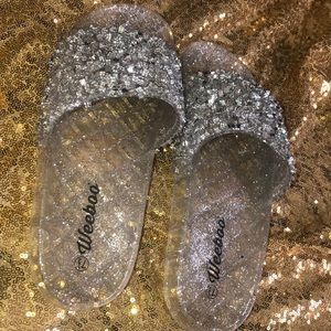 Glitter slides